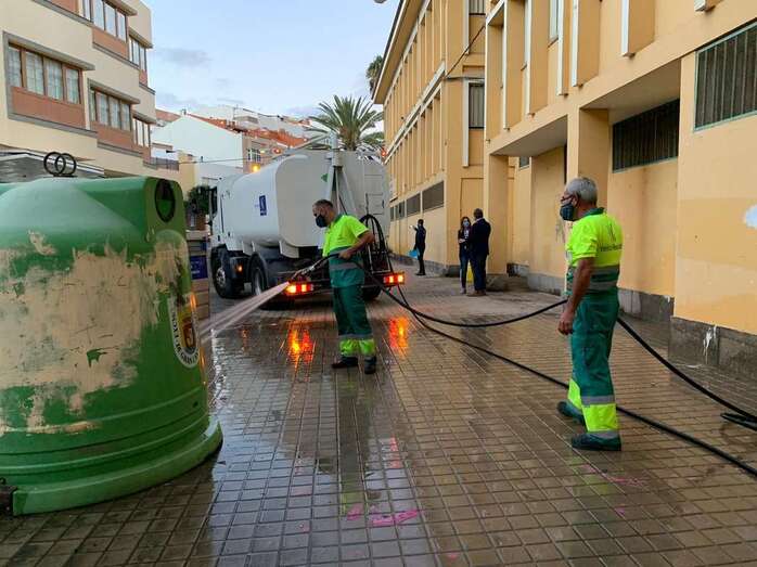 Limpieza de choque en La Herradura/TA.